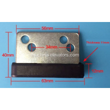 Zapata guía de puerta YA098C118G01 para ascensores Mitsubishi